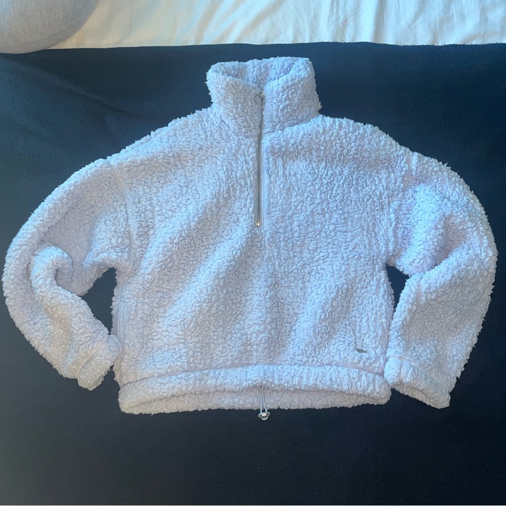 Half zip sweatshirt